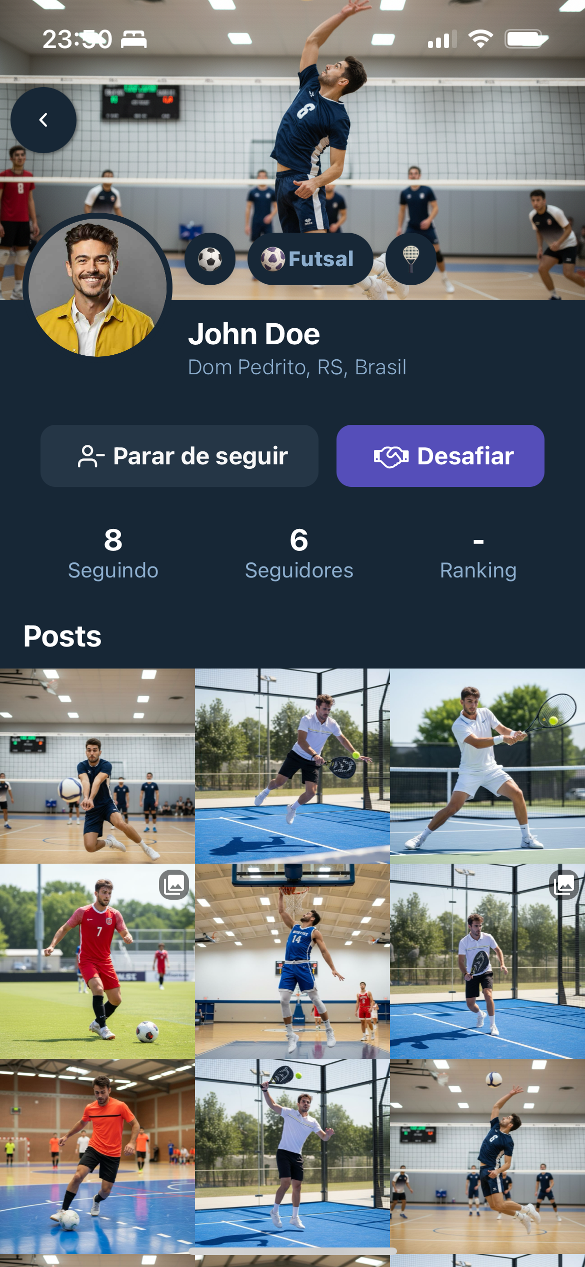 Estatísticas Esportivas