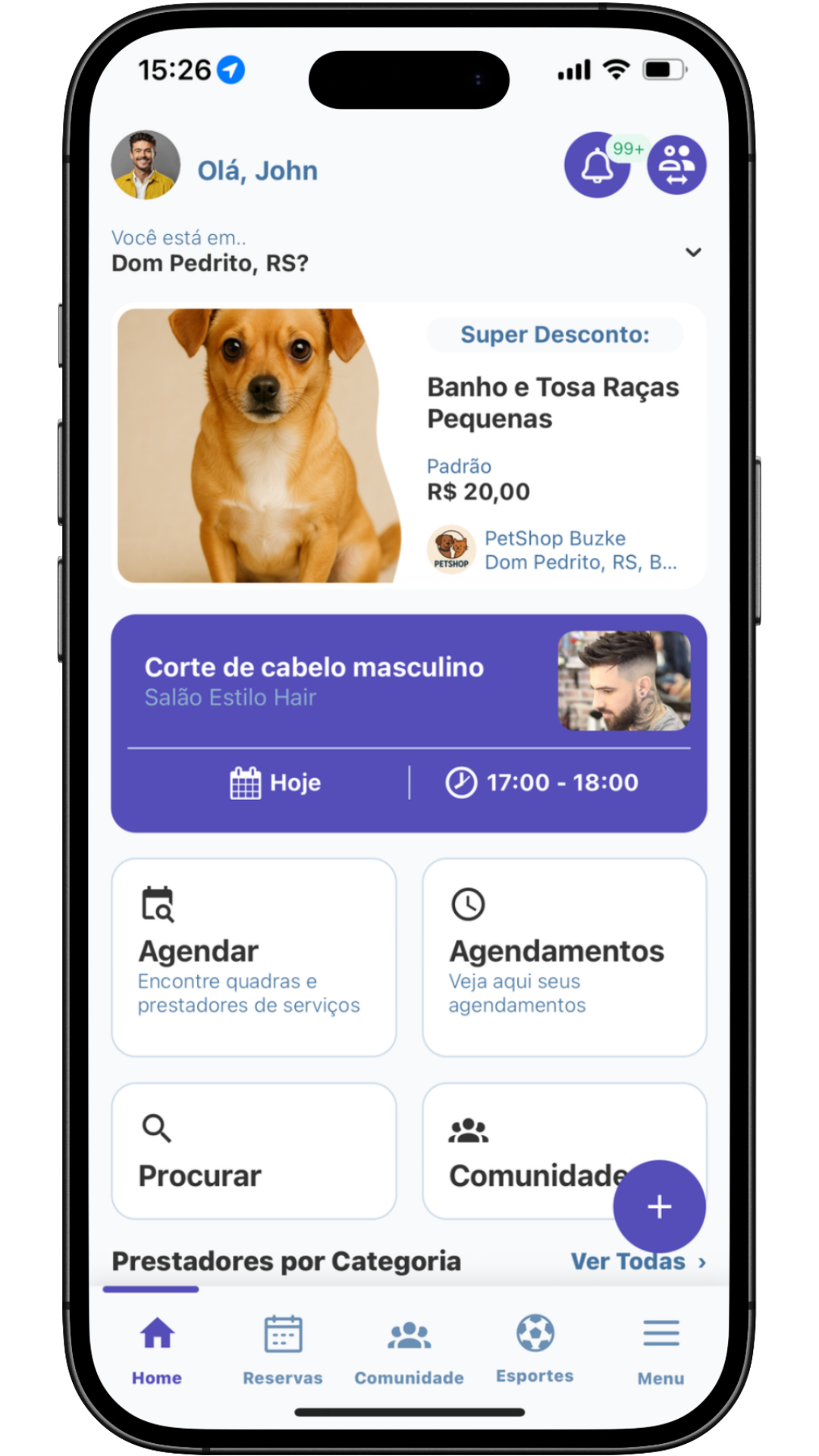 Divulgação Automática no App